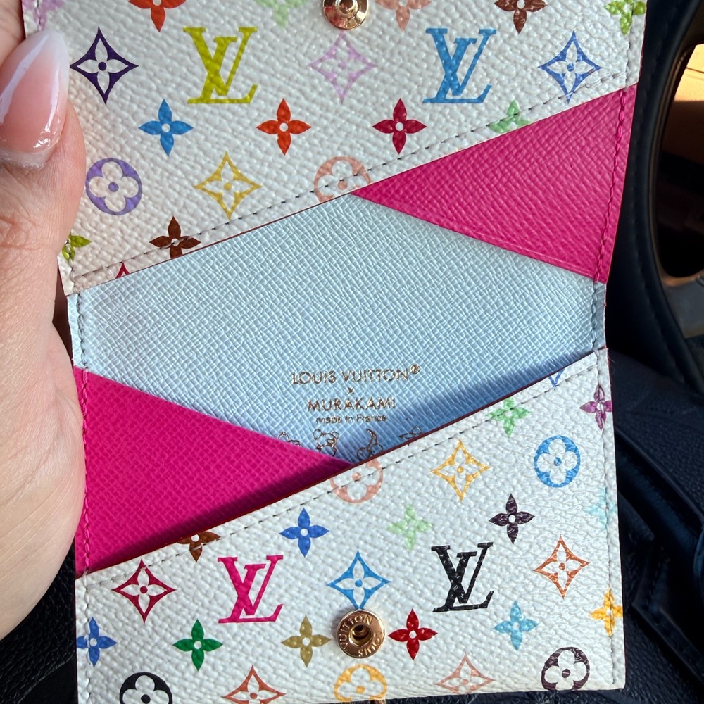 Lv x Tm slim card holder